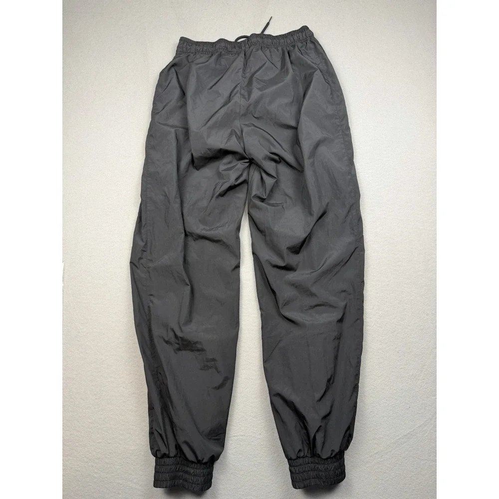 Nike Wmns Black Sportswear Swooshie Jogger Pants Elastic Waist Drawstring MD